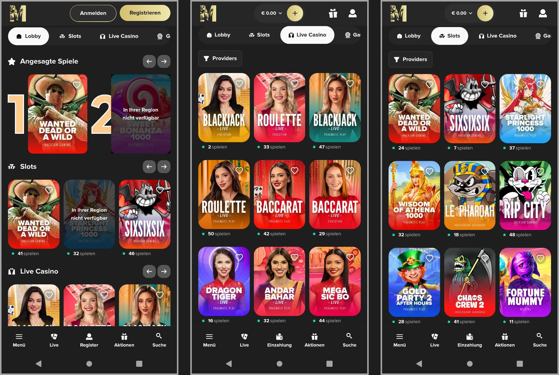 Alle Casino-Spiele bei MrWinz casino im Überblick – Slots, Live & mehr